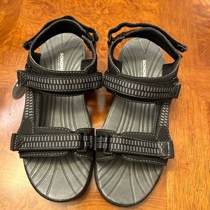 NWB-Sonoma Good For Life Black Reflect Sandals